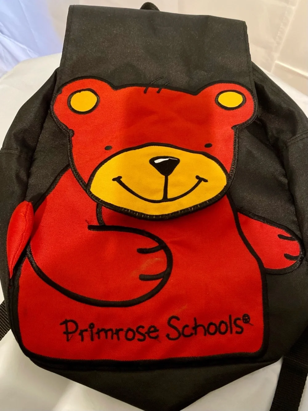 Chattanooga Clothing Kids Bear Backpack in Red, Yellow, Black